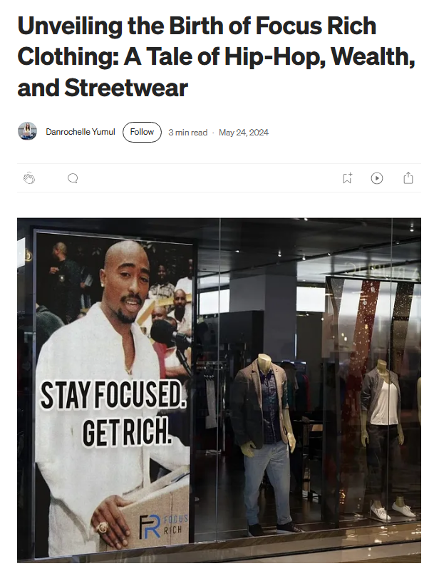 The Birth of Focus Rich Clothing – As Told by Medium